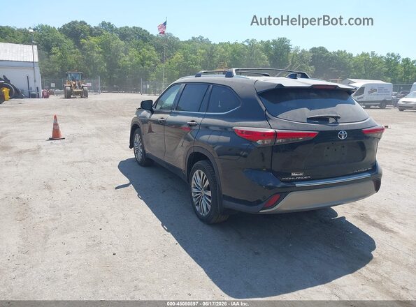 5TDFZRBH7LS031402 2020 TOYOTA HIGHLANDER Black Tył lewy