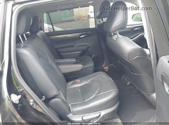 5TDFZRBH7LS031402 2020 TOYOTA HIGHLANDER Black Widok naklejki z numerem VIN