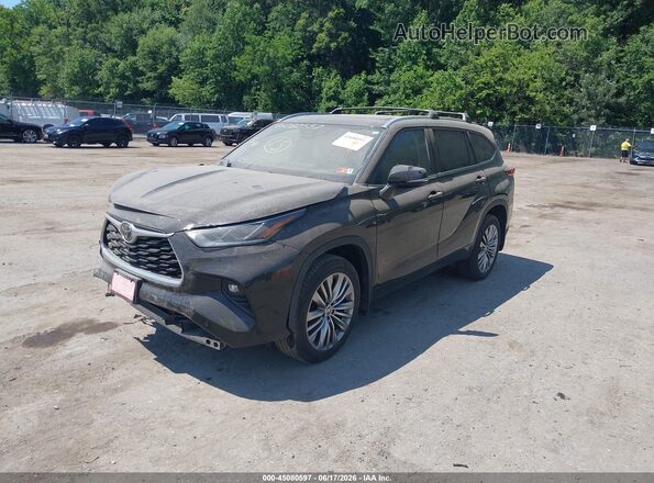5TDFZRBH7LS031402 2020 TOYOTA HIGHLANDER Black Przód lewy