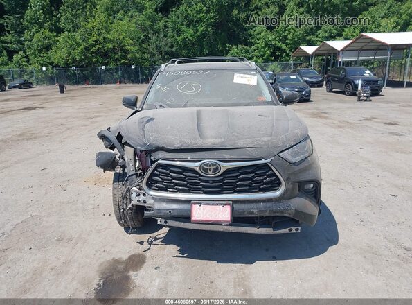 5TDFZRBH7LS031402 2020 TOYOTA HIGHLANDER Black Widok zestawu wskaźników