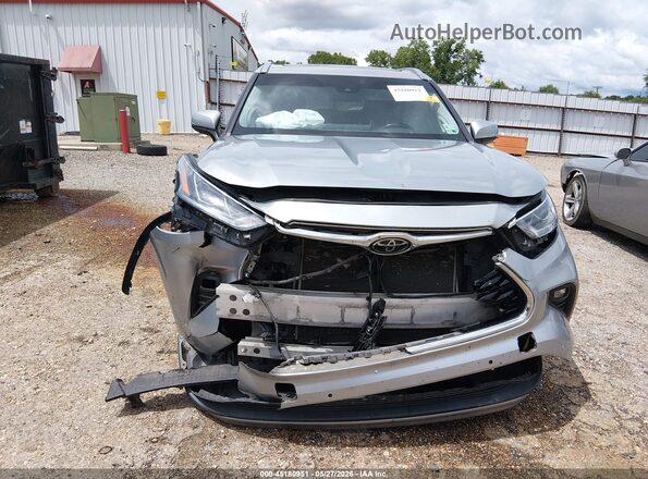 5TDFZRBH8MS149542 2021 TOYOTA HIGHLANDER Silver Instrument cluster view