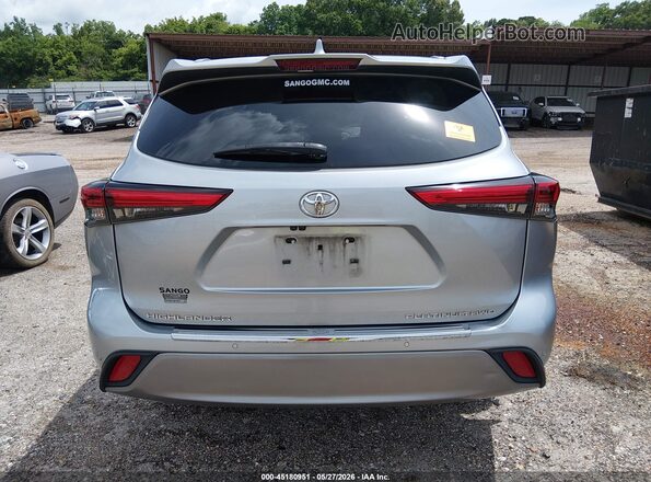 5TDFZRBH8MS149542 2021 TOYOTA HIGHLANDER Silver 