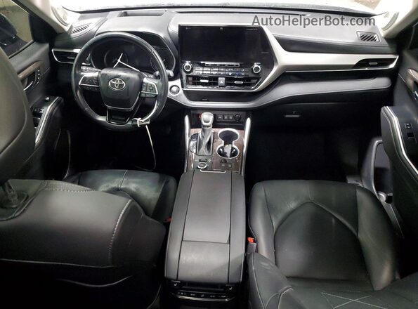 5TDFZRBH9LS043647 2020 TOYOTA HIGHLANDER Silver Dashboard view