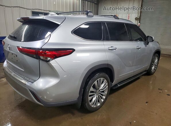 5TDFZRBH9LS043647 2020 TOYOTA HIGHLANDER Silver Rear right