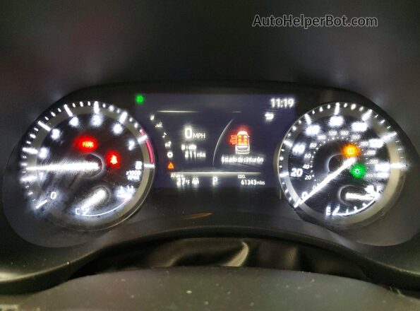5TDFZRBH9LS043647 2020 TOYOTA HIGHLANDER Silver Instrument cluster view