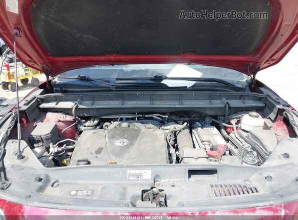 5TDFZRBHXMS144441 2021 TOYOTA HIGHLANDER Red Rear view