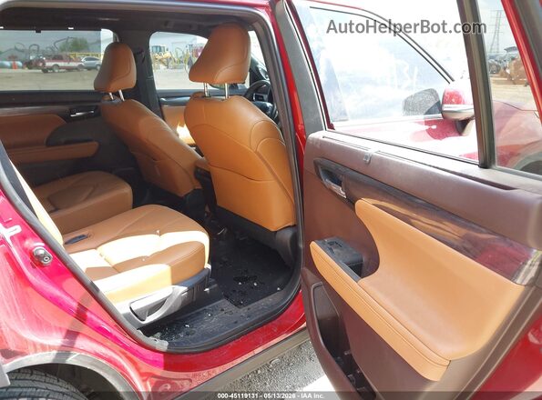 5TDFZRBHXMS144441 2021 TOYOTA HIGHLANDER Red VIN sticker view