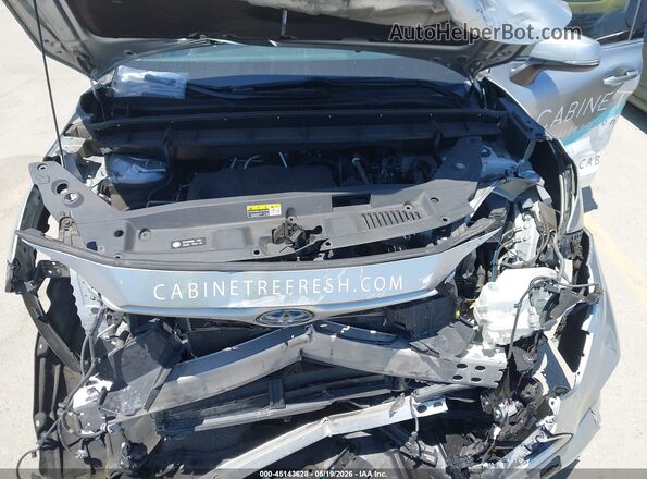 5TDGARAH0NS516657 2022 TOYOTA HIGHLANDER Silver Widok z tyłu