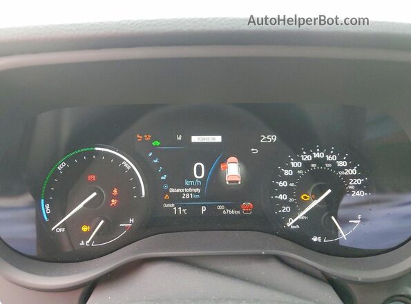 5TDGRKEC5TS291356 2026 TOYOTA SIENNA Blue Vista del cuadro de instrumentos