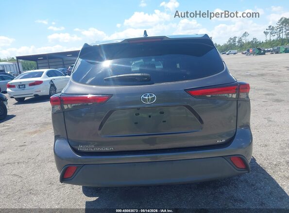 5TDGZRAH2MS050320 2021 TOYOTA HIGHLANDER Gray 