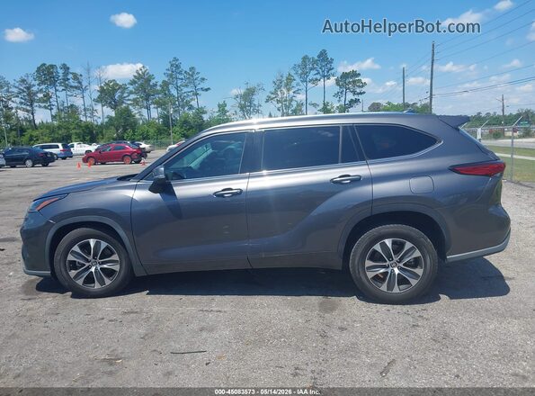 5TDGZRAH2MS050320 2021 TOYOTA HIGHLANDER Gray სალონის 360-გრადუსიანი ხედი
