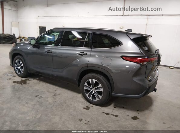 5TDGZRAH3MS041755 2021 TOYOTA HIGHLANDER Gray Trasero izquierdo