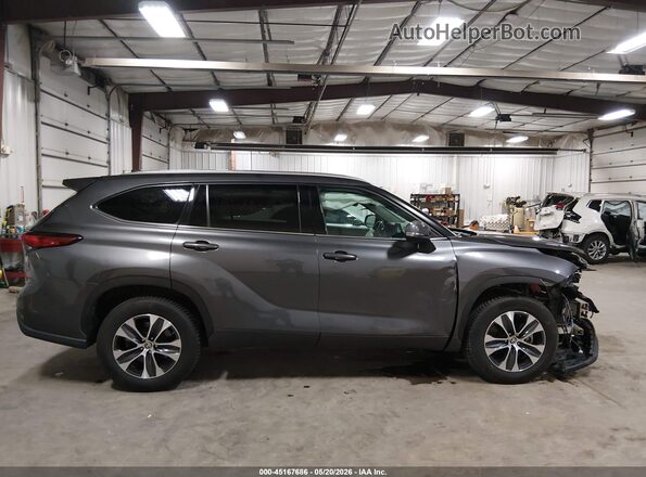 5TDGZRAH3MS041755 2021 TOYOTA HIGHLANDER Gray Vista interior de 360 grados