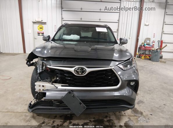 5TDGZRAH3MS041755 2021 TOYOTA HIGHLANDER Gray Vista interior trasera