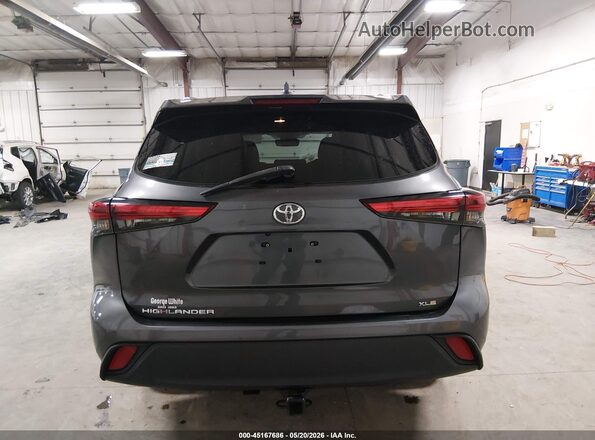 5TDGZRAH3MS041755 2021 TOYOTA HIGHLANDER Gray 