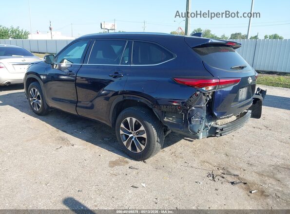 5TDGZRAH3MS530513 2021 TOYOTA LE Dark Blue უკანა მარცხენა