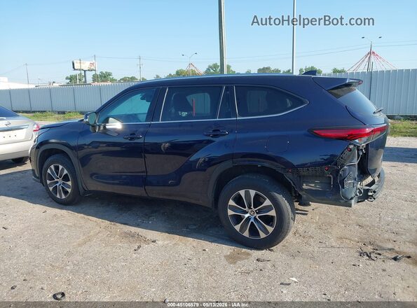 5TDGZRAH3MS530513 2021 TOYOTA LE Dark Blue 