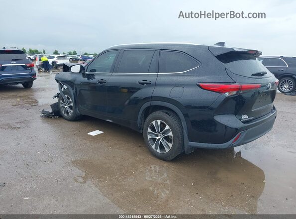 5TDGZRAH4LS015499 2020 TOYOTA HIGHLANDER Black Trasero izquierdo