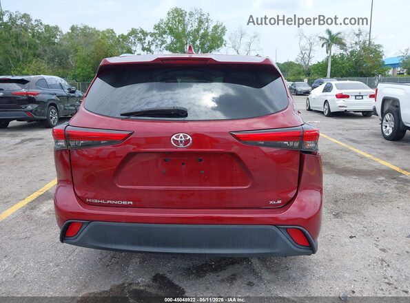 5TDGZRAH6LS513137 2020 TOYOTA LE Burgundy 