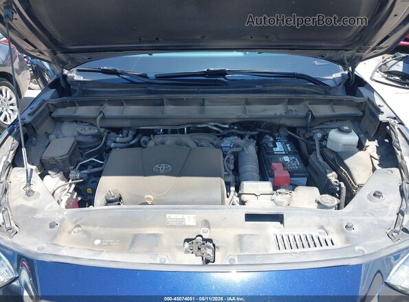 5TDGZRAH6MS033598 2021 TOYOTA LE Blue Вид ззаду