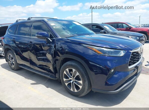 5TDGZRAH6MS033598 2021 TOYOTA LE Blue Панорамний вид салону 360°