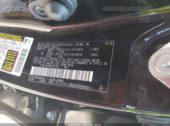 5TDGZRAH6MS037604 2021 TOYOTA LE Beige Widok komory silnika