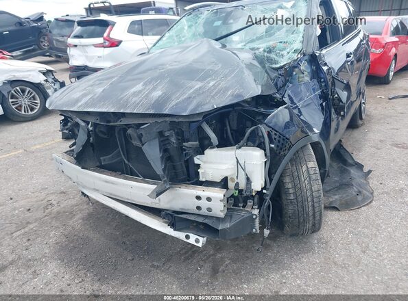 5TDGZRAH7LS009129 2020 TOYOTA HIGHLANDER Blue Widok z przodu