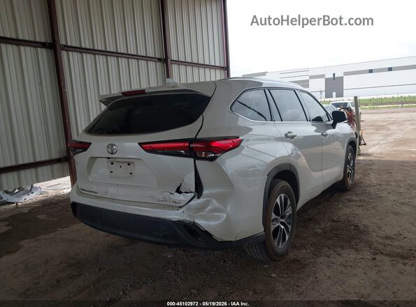 5TDGZRAH8LS503189 2020 TOYOTA HIGHLANDER White Задня права чверть