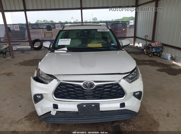5TDGZRAH8LS503189 2020 TOYOTA HIGHLANDER White Вид щитка приладів
