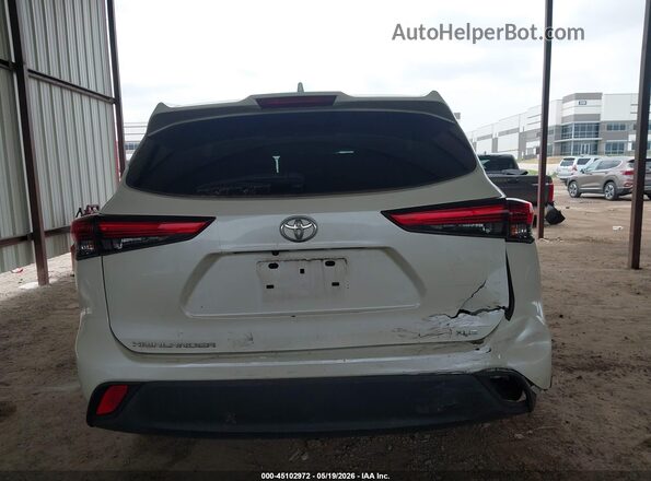 5TDGZRAH8LS503189 2020 TOYOTA HIGHLANDER White Вид спереду
