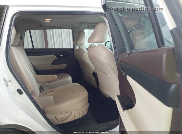 5TDGZRAH8LS503189 2020 TOYOTA HIGHLANDER White Вид наклейки з VIN-кодом