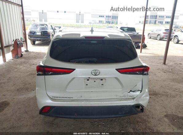5TDGZRAH8LS503189 2020 TOYOTA HIGHLANDER White 