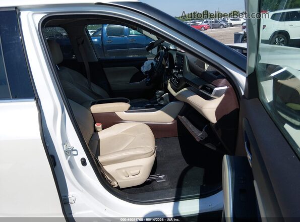 5TDGZRAH9LS017782 2020 TOYOTA HIGHLANDER White Front interior view
