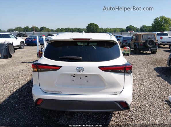 5TDGZRAH9LS017782 2020 TOYOTA HIGHLANDER White 