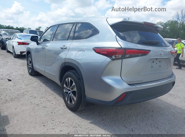 5TDGZRBH2LS501999 2020 TOYOTA HIGHLANDER Silver უკანა მარცხენა