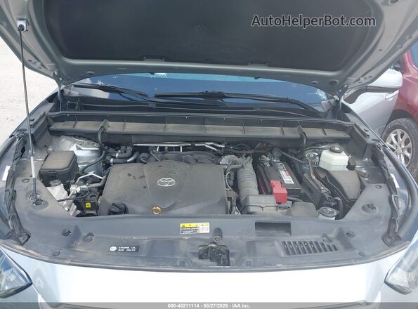 5TDGZRBH2LS501999 2020 TOYOTA HIGHLANDER Silver უკანა ხედი