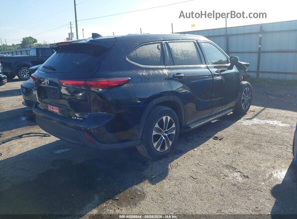 5TDGZRBH2MS139318 2021 TOYOTA HIGHLANDER Черный Задняя правая четверть