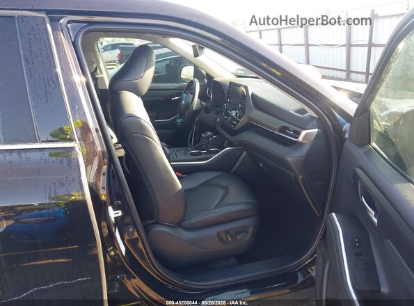 5TDGZRBH2MS139318 2021 TOYOTA HIGHLANDER Черный Вид салона спереди