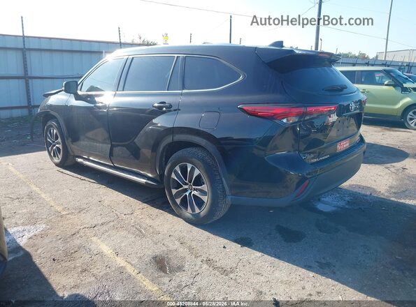 5TDGZRBH2MS139318 2021 TOYOTA HIGHLANDER Черный Задняя левая четверть