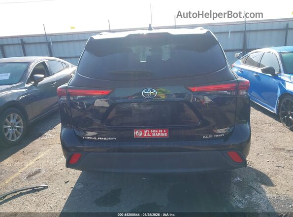 5TDGZRBH2MS139318 2021 TOYOTA HIGHLANDER Черный 