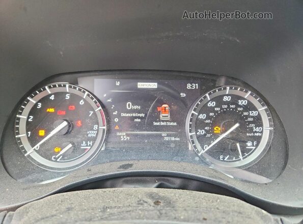 5TDGZRBH2MS557796 2021 TOYOTA HIGHLANDER Синий Вид щитка приборов