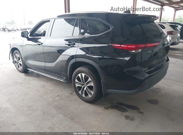 5TDGZRBH3LS521713 2020 TOYOTA HIGHLANDER Black უკანა მარცხენა