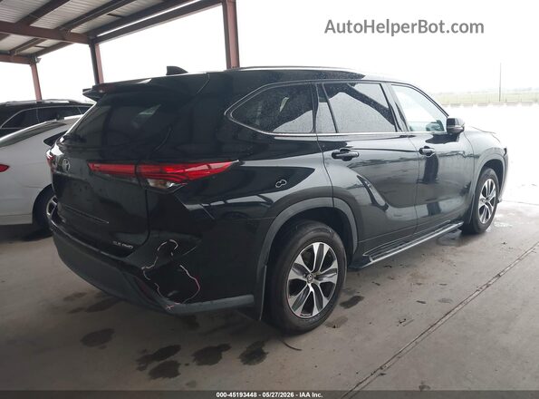 5TDGZRBH3LS521713 2020 TOYOTA HIGHLANDER Black უკანა მარჯვენა