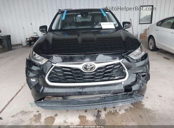 5TDGZRBH3LS521713 2020 TOYOTA HIGHLANDER Black ხელსაწყოთა პანელის ხედი