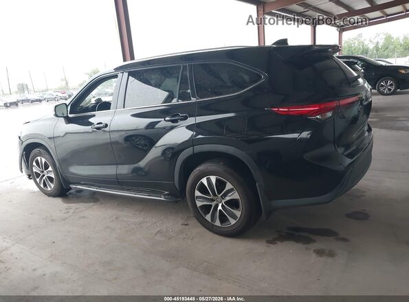 5TDGZRBH3LS521713 2020 TOYOTA HIGHLANDER Black სალონის 360-გრადუსიანი ხედი