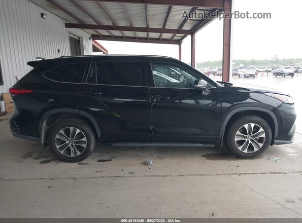 5TDGZRBH3LS521713 2020 TOYOTA HIGHLANDER Black უკანა სალონის ხედი