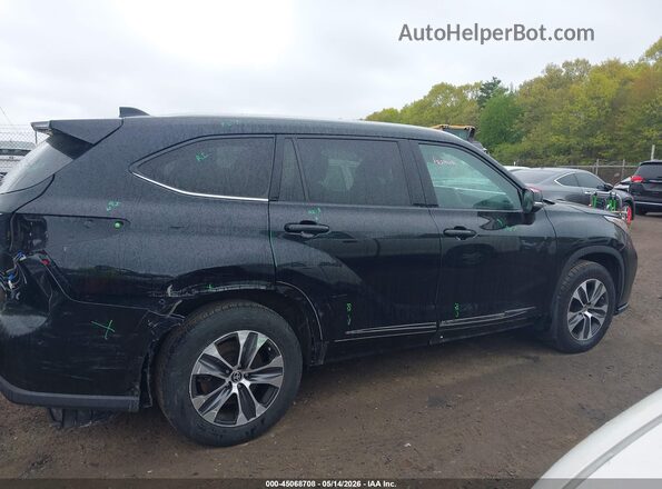 5TDGZRBH3NS596754 2022 TOYOTA HIGHLANDER Black Widok wnętrza 360 stopni