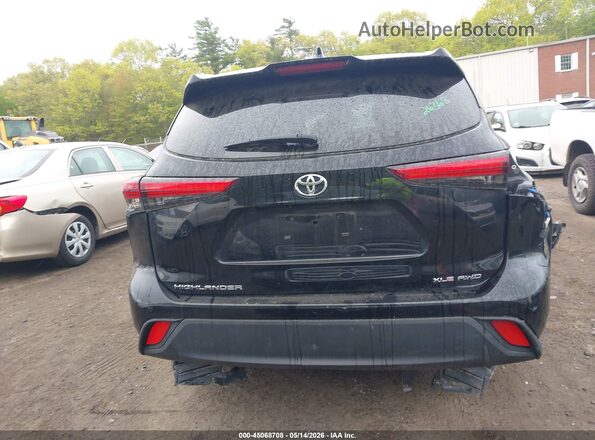 5TDGZRBH3NS596754 2022 TOYOTA HIGHLANDER Black 