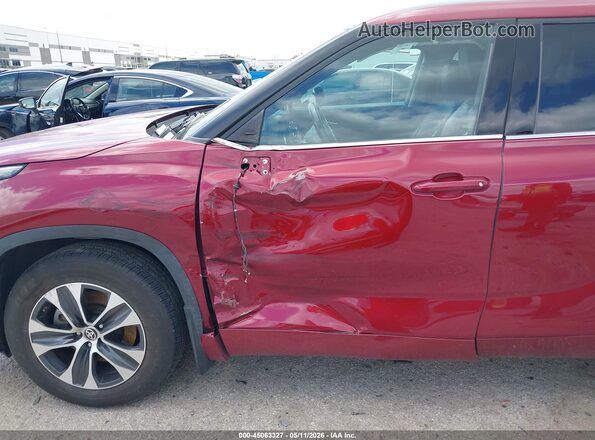 5TDGZRBH5LS001786 2020 TOYOTA LE Red წინა ხედი