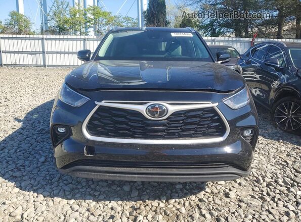 5TDGZRBH5MS063223 2021 TOYOTA HIGHLANDER Black Вид спереду